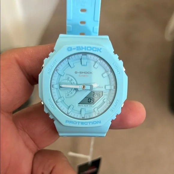 Brand New Casio G-Shock Digital Smartwatch Strap Watch  Casio G-Shock Teal Digital Smartwatch display picture 1